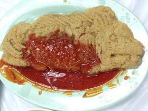 Baked Yam Fish with Sweet & Sour Sauce