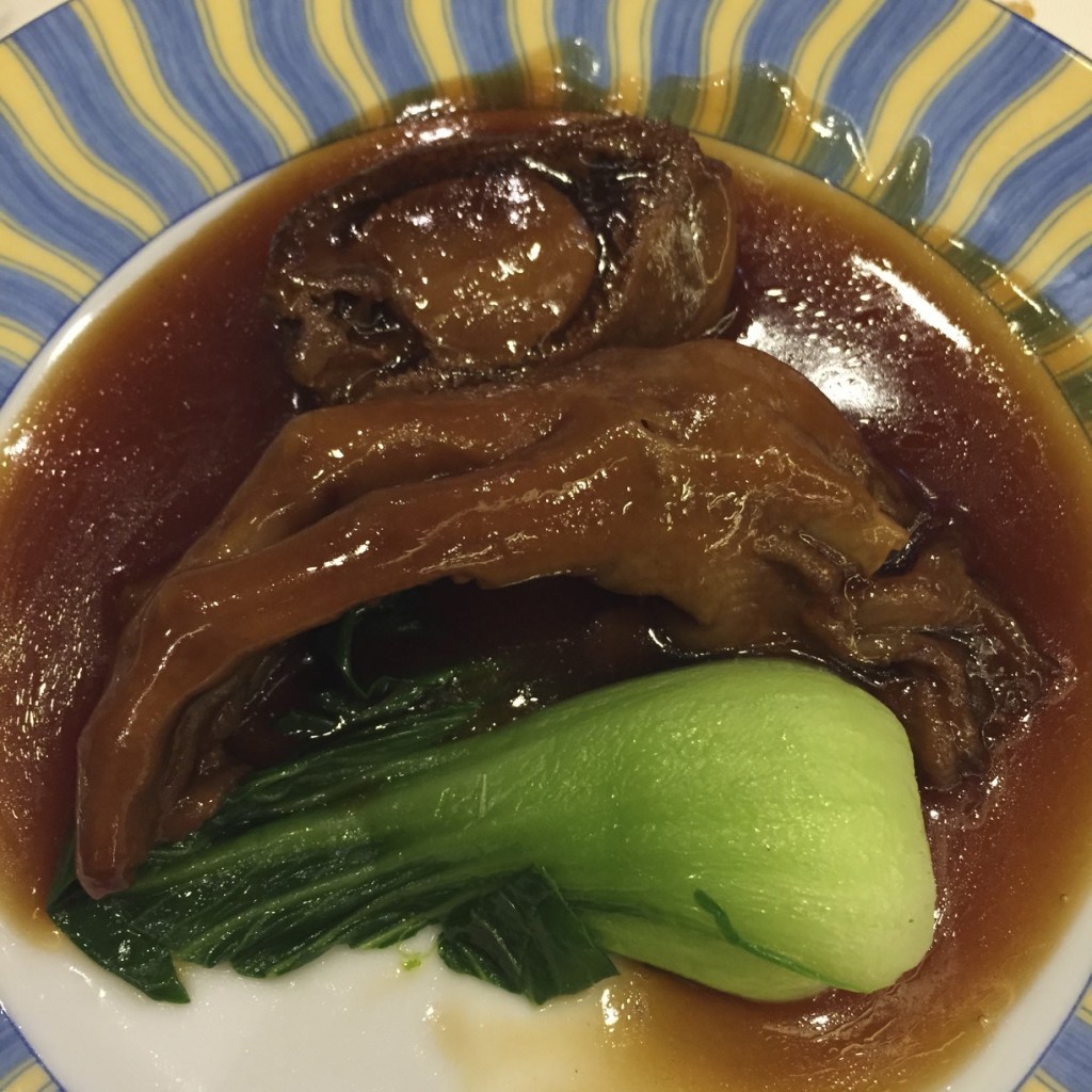 Abalone, Goose Feet and Bak Choy