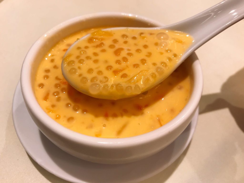 mango pomelo dessert