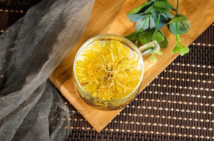 chrysanthemum tea eat summer