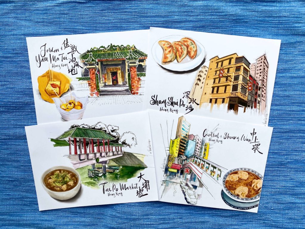 hong kong postcards foodie food